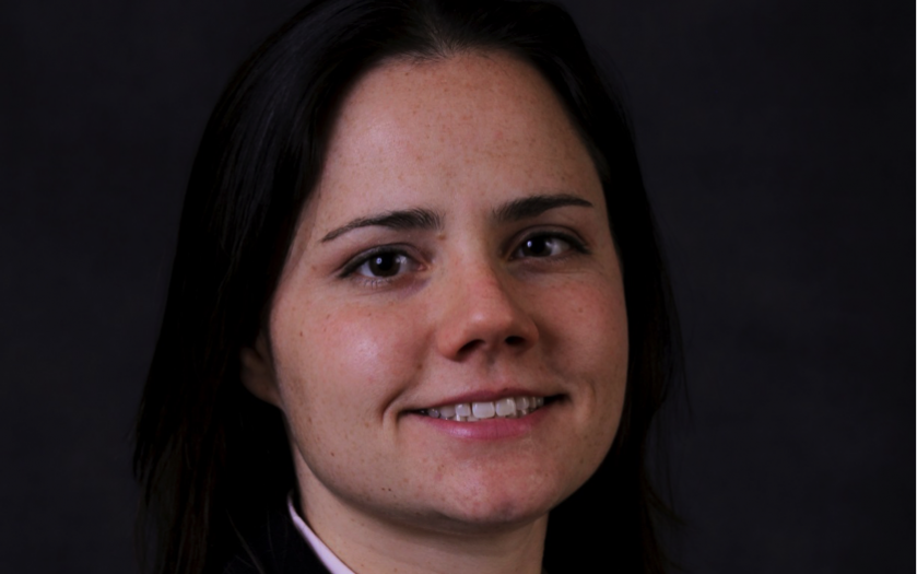 Alyssa Glennon portrait on a dark background