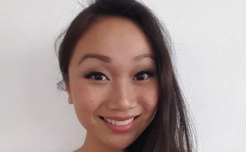 Eileen Ly portrait in a gray background