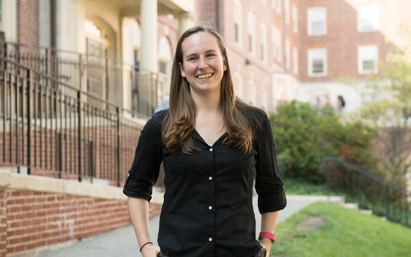 Megan Dempsey smiling for a portrait