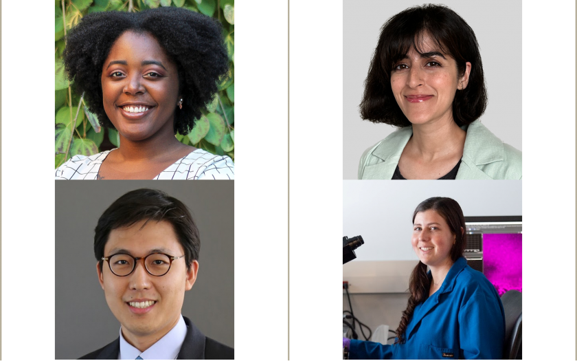 Four PhD students 