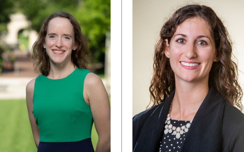 Two PhD student portraits 