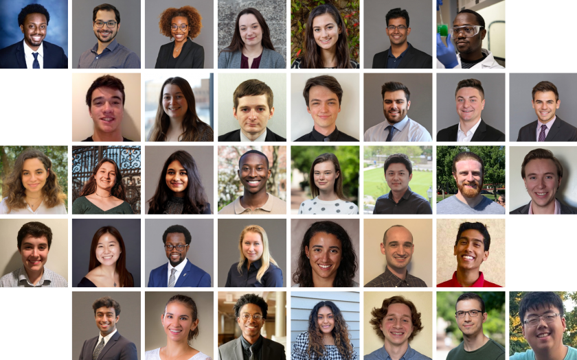 36 Biomedical Engineering student portraits arranged in a grid